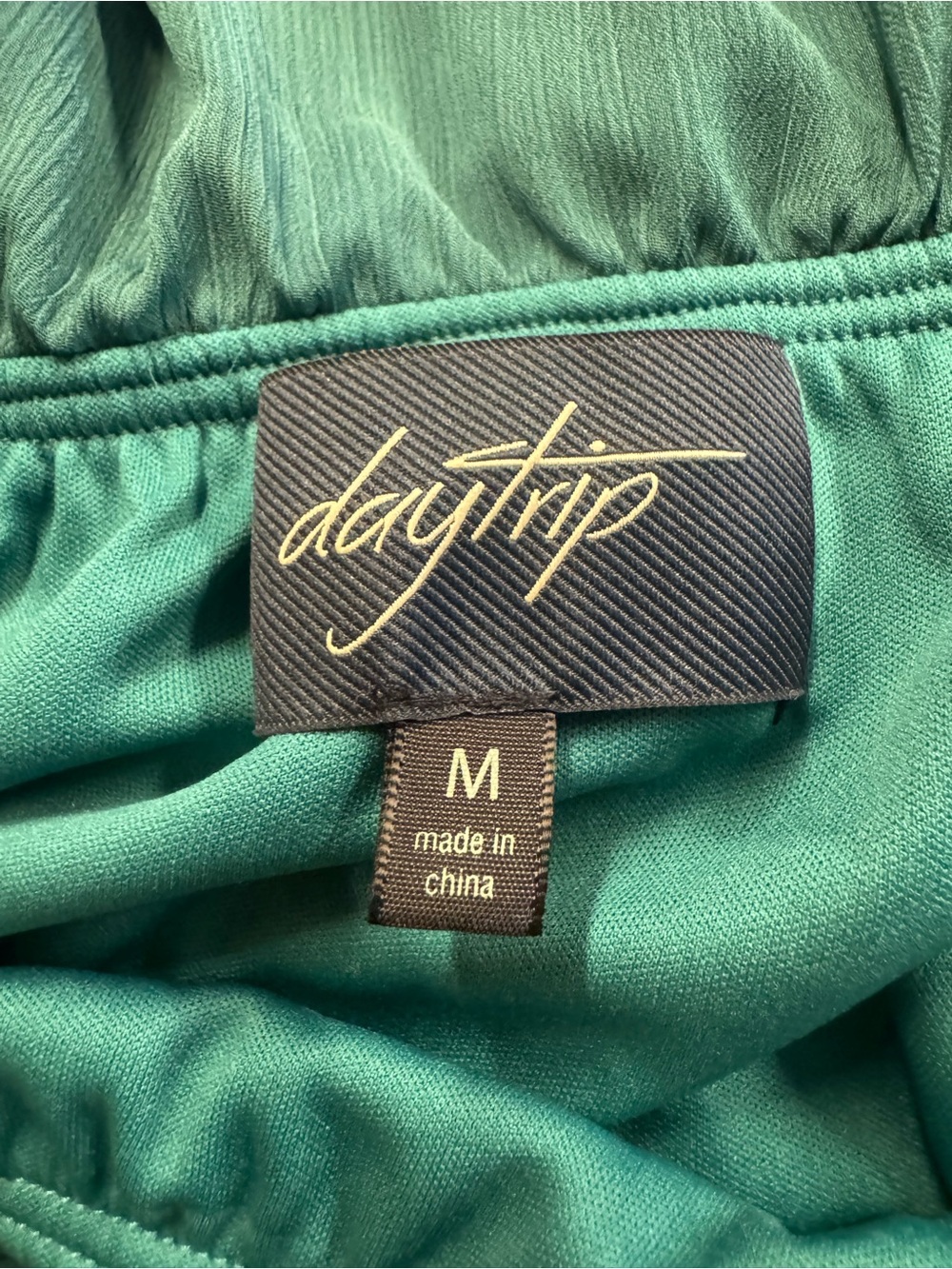 Worn Once Daytrip Teal No Sleeve Dress Size M Bust 16" Item #PHK7865 - Picture 3 of 4